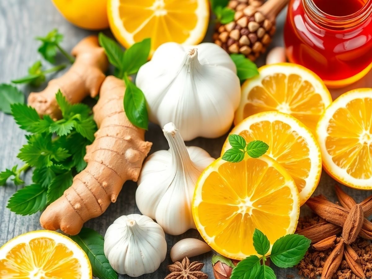 Ingrediente naturale pentru întărirea imunității.