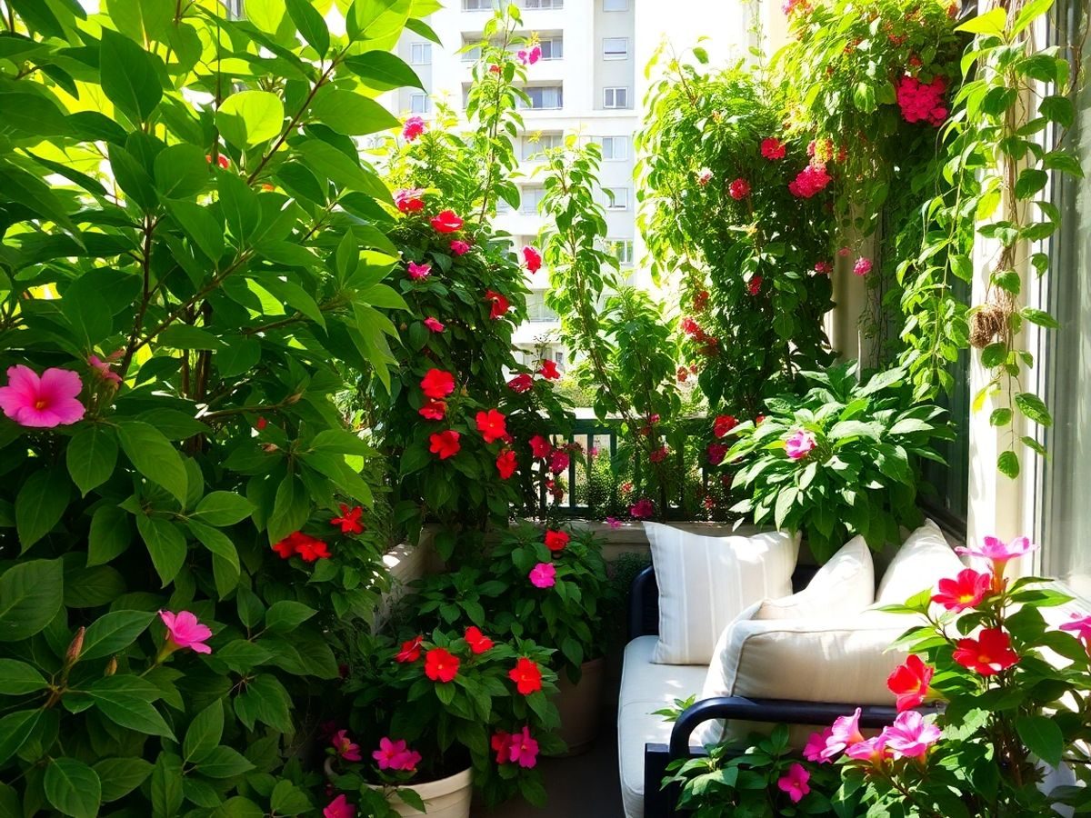 Transformă-ți Apartamentul cu un Balcon Verde Spectaculos