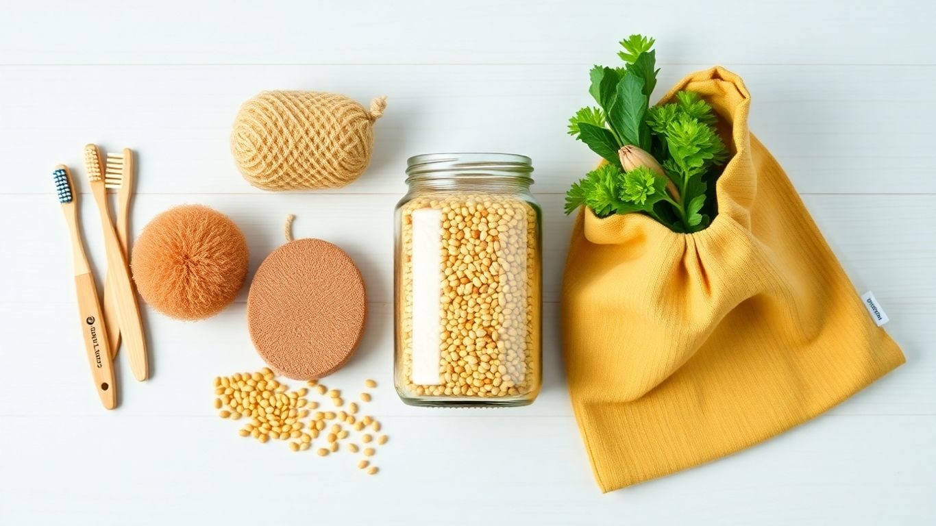 Produse sustenabile pentru un stil de viață zero waste.